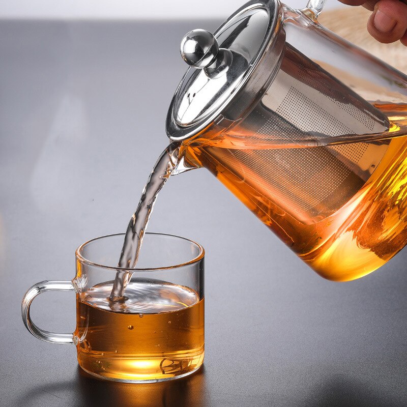Heat-Resistant Glass Tea Kettle (15.2 - 44.0 oz) – lotatea