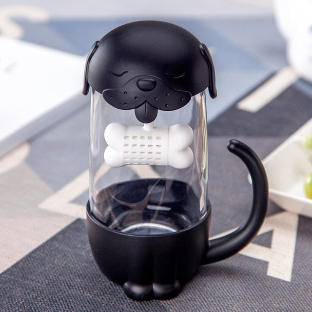 Cat / Dog Glass Mug with Infuser