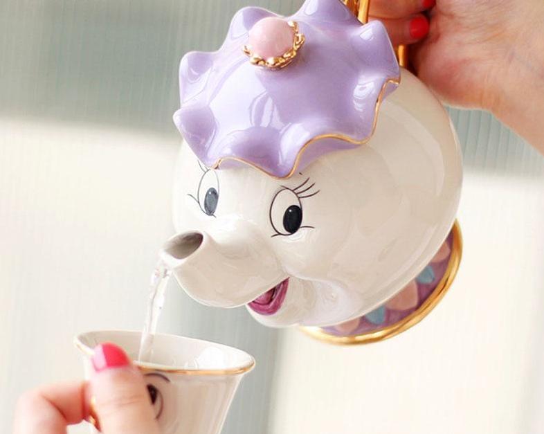 Disney Beauty and The Beast Tea Set Birthday Gift Milk Pitcher