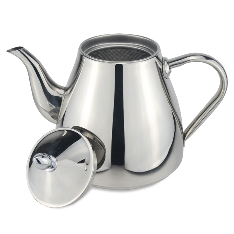 GANAZONO Stainless Steel Teapot Self Heating Hot Pot