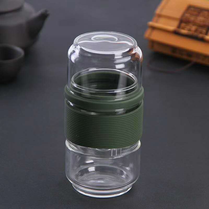 Glass Travel Tea Set