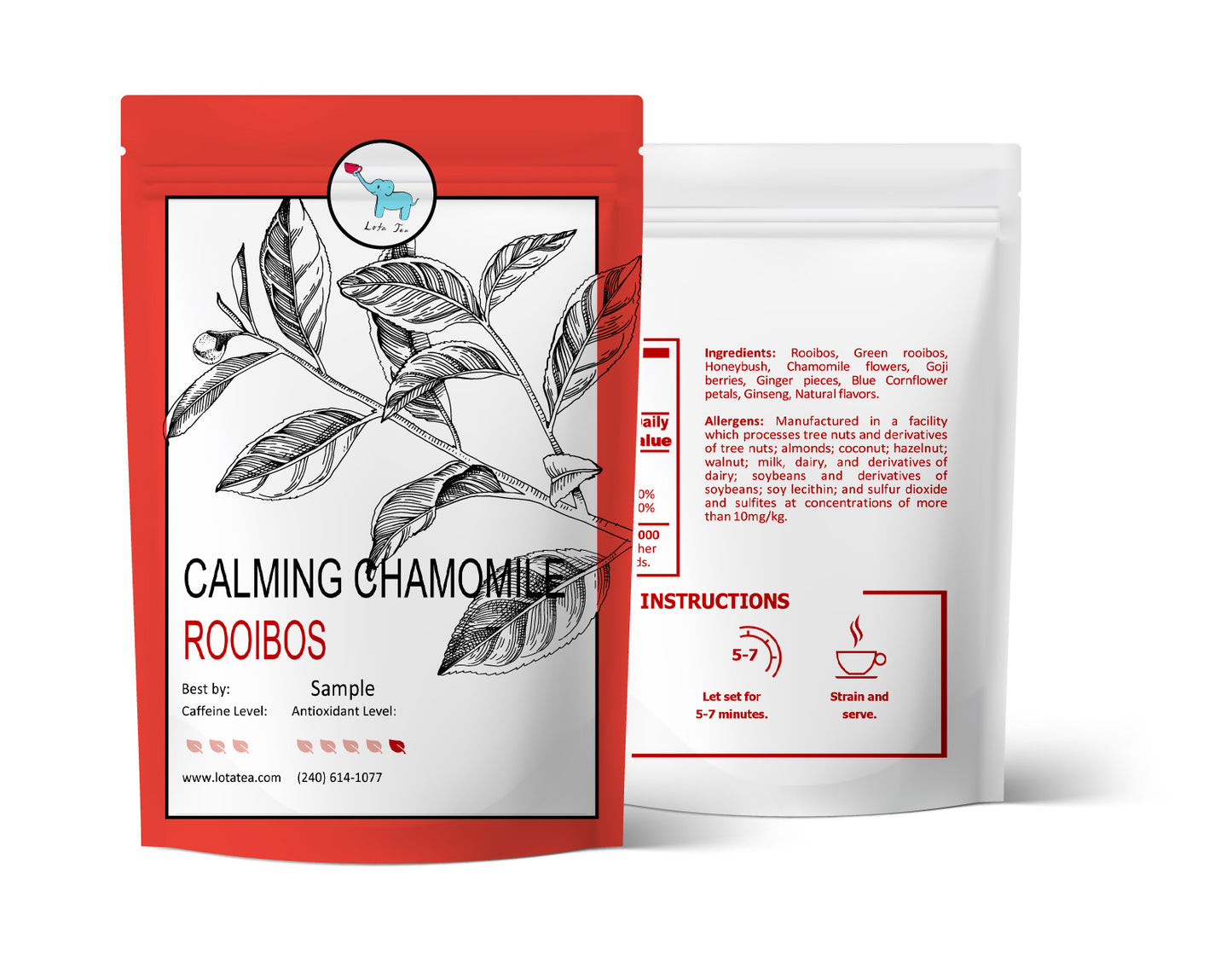 Calming Chamomile Loose Leaf Rooibos