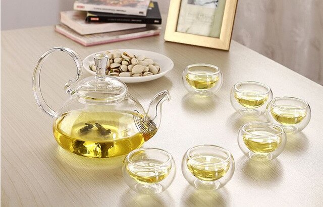 Stylish Glass Tea Set