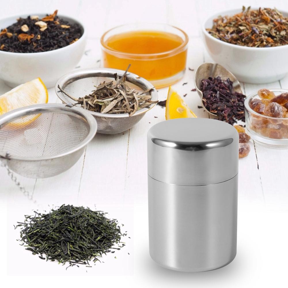 Stainless Steel Tea Canister